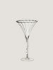 clear ribbed glass aperitif glass by Sophie Lou Jacobsen 