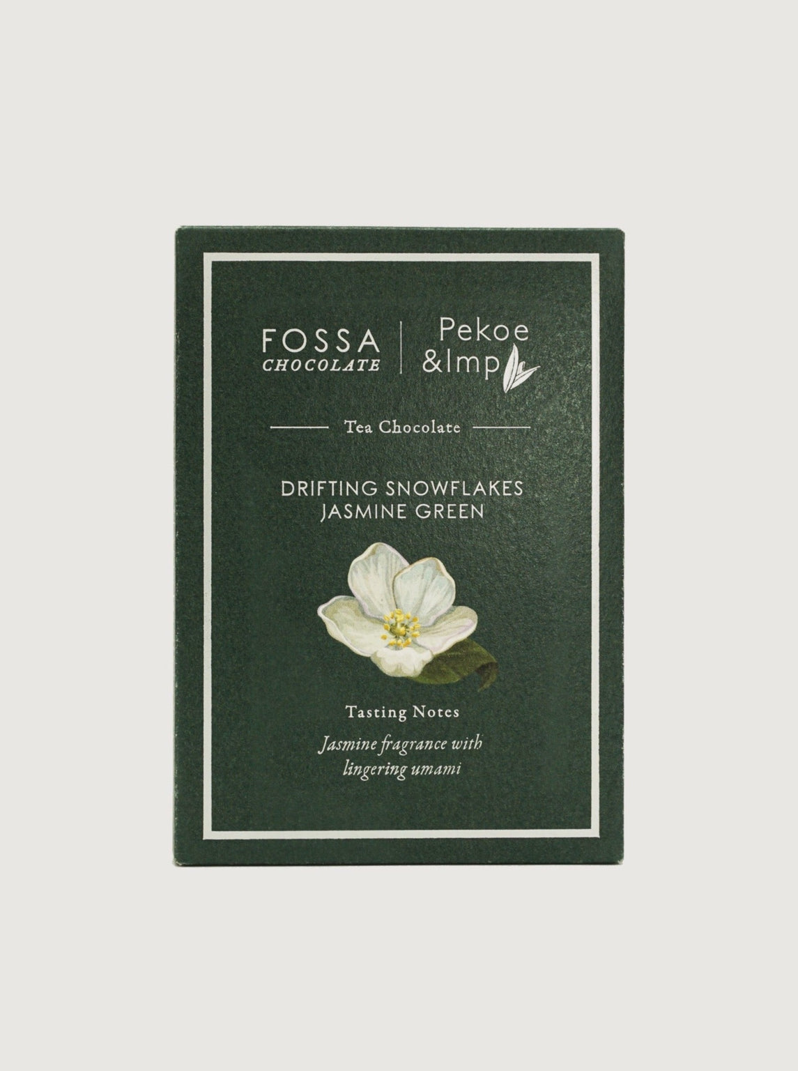 Drifting Snowflake Jasmine Green Tea Chocolate