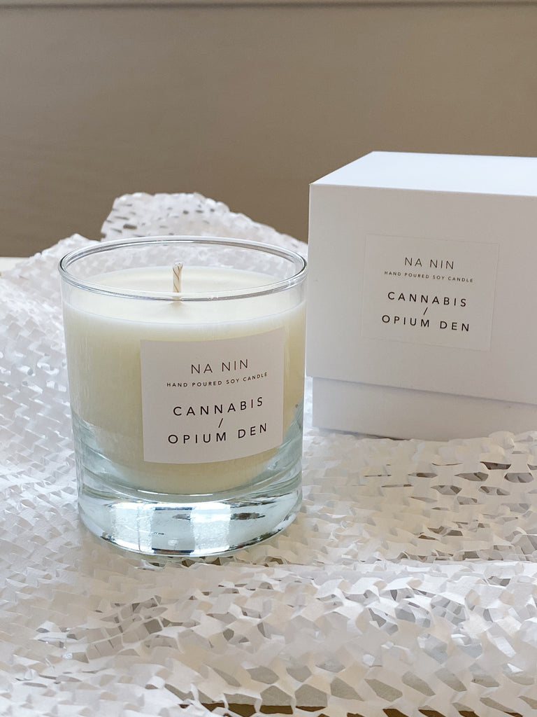 young blood boutique na nin candle box fragrance cannabis opium den