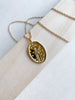 young blood boutique merewif jewelry diana necklace gold plated goddess
